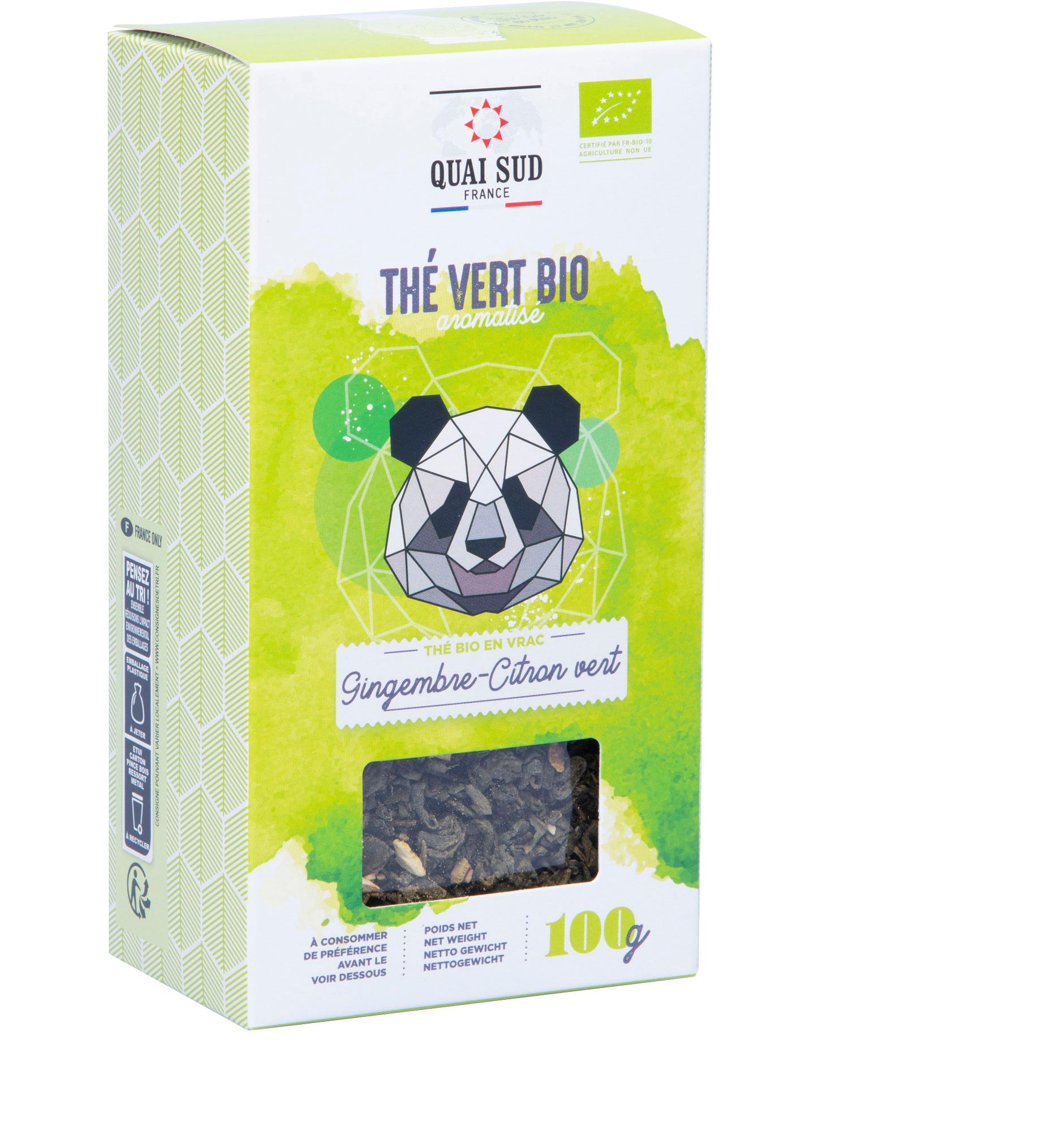 Quai Sud Bio Grüner Tee Ingwer Zitrone