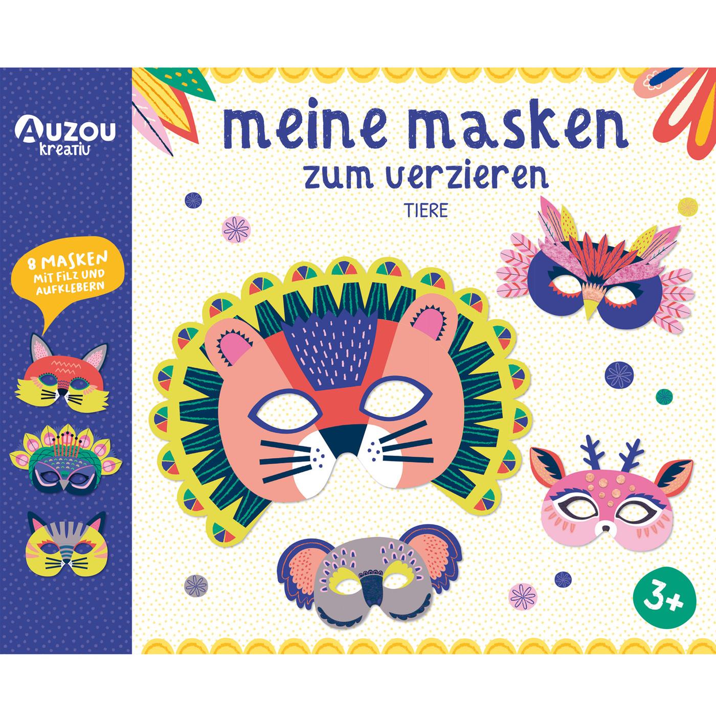 Produktbild AUZOU Verlag - Kreativ-Set Meine Masken zum Verzieren - Tiere 6 von 6