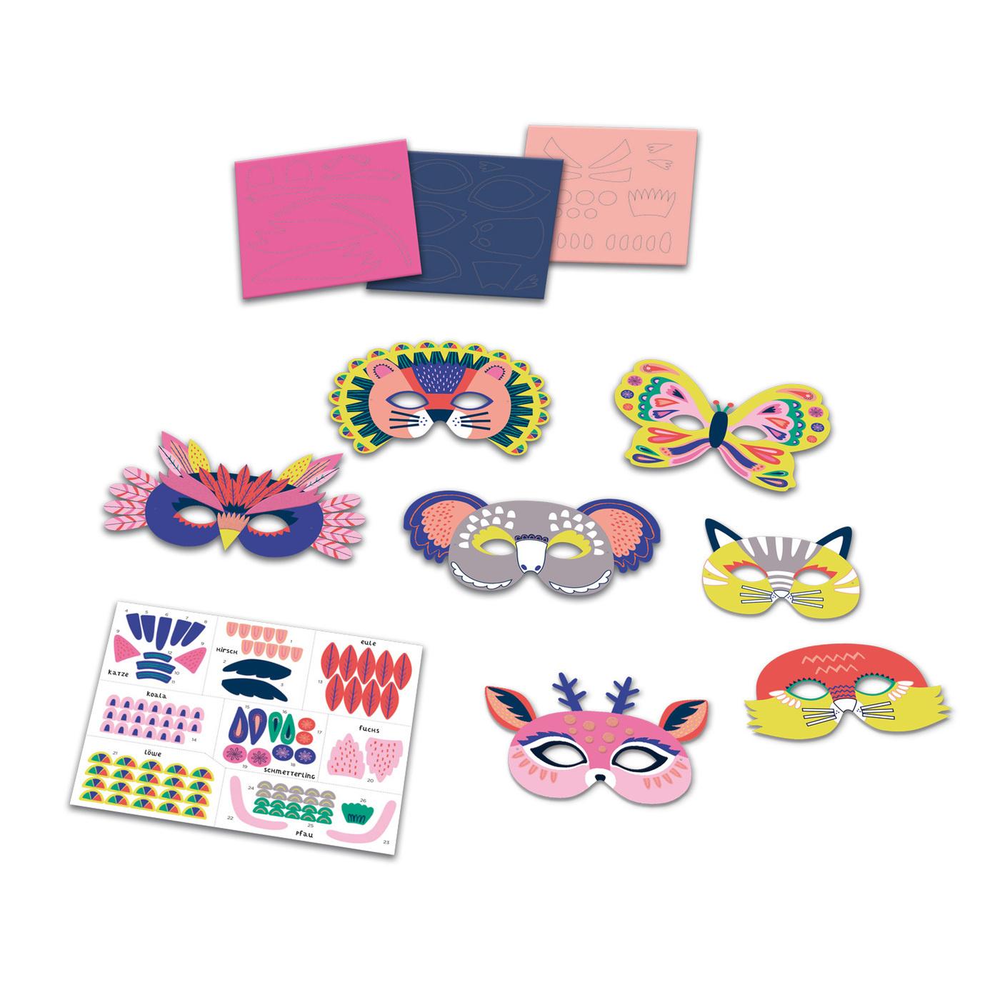 Produktbild AUZOU Verlag - Kreativ-Set Meine Masken zum Verzieren - Tiere 4 von 6