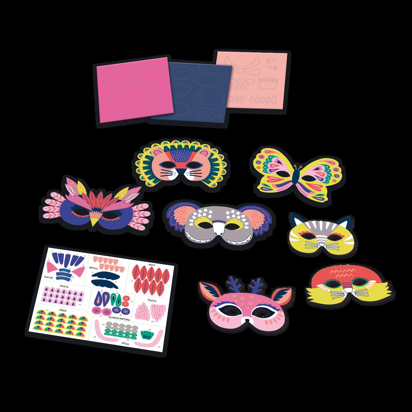 Produktbild AUZOU Verlag - Kreativ-Set Meine Masken zum Verzieren - Tiere 2 von 6