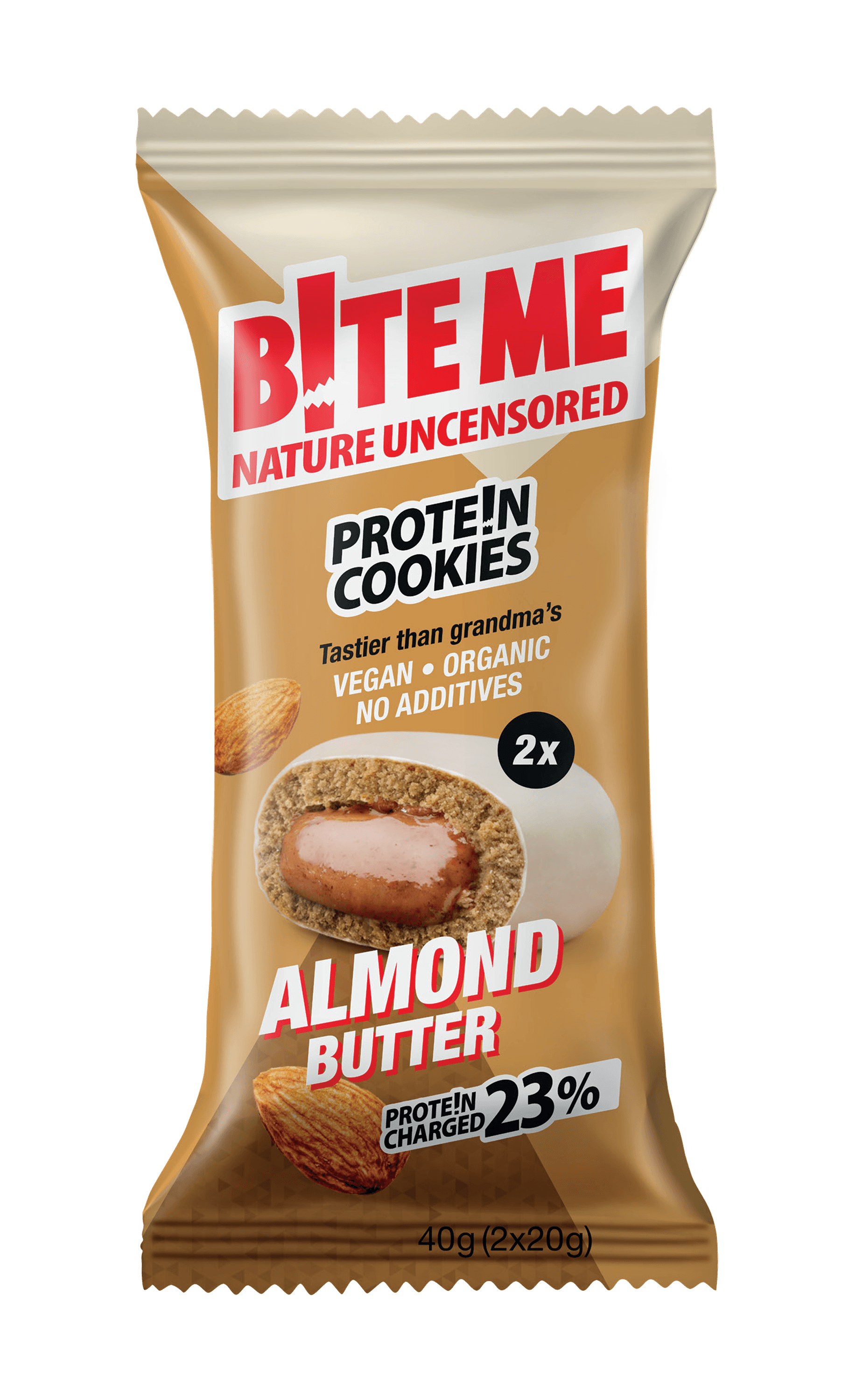 BITE ME Bio Protein Cookies Almond Butter