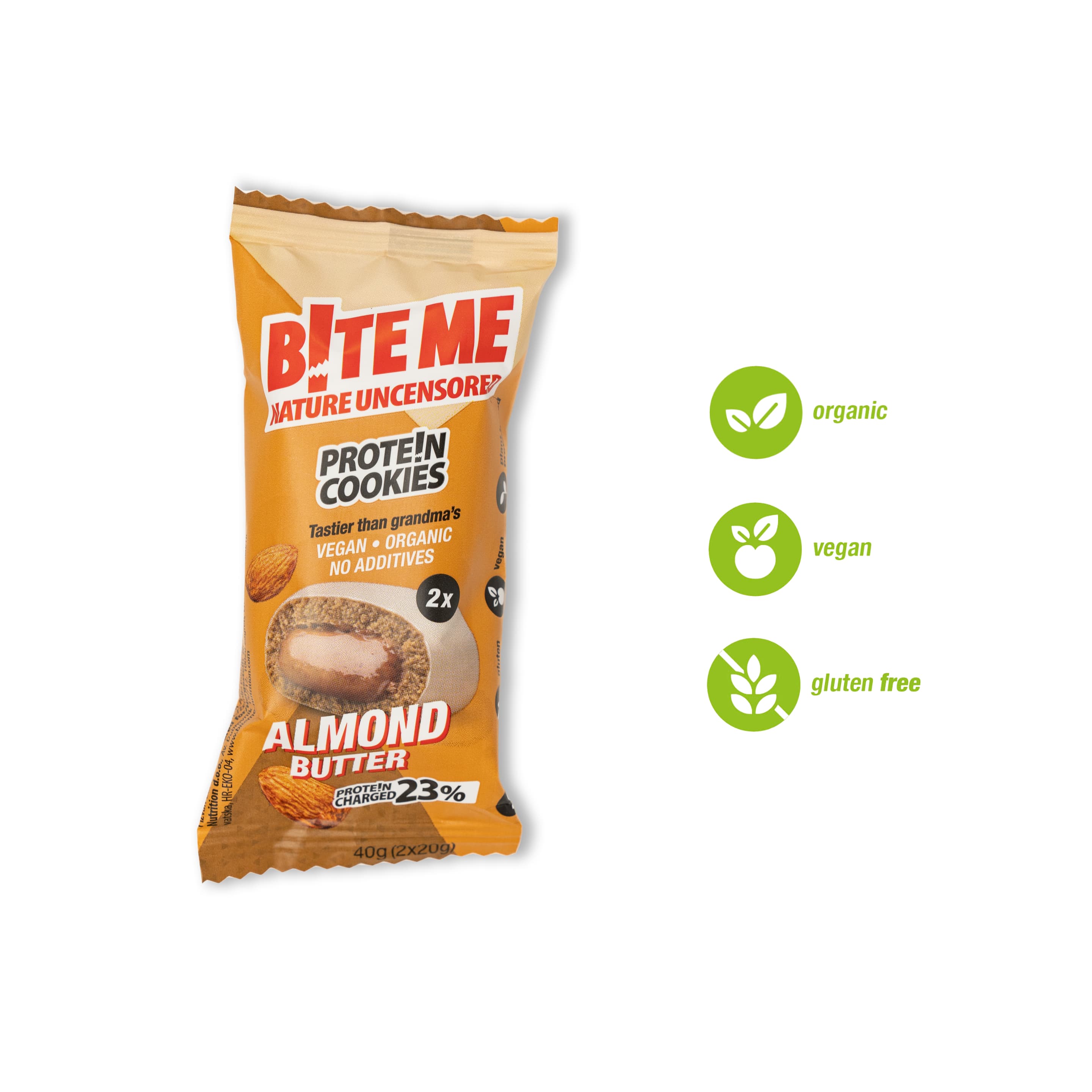 Produktbild BITE ME Bio Protein Cookies Almond Butter 4 von 4