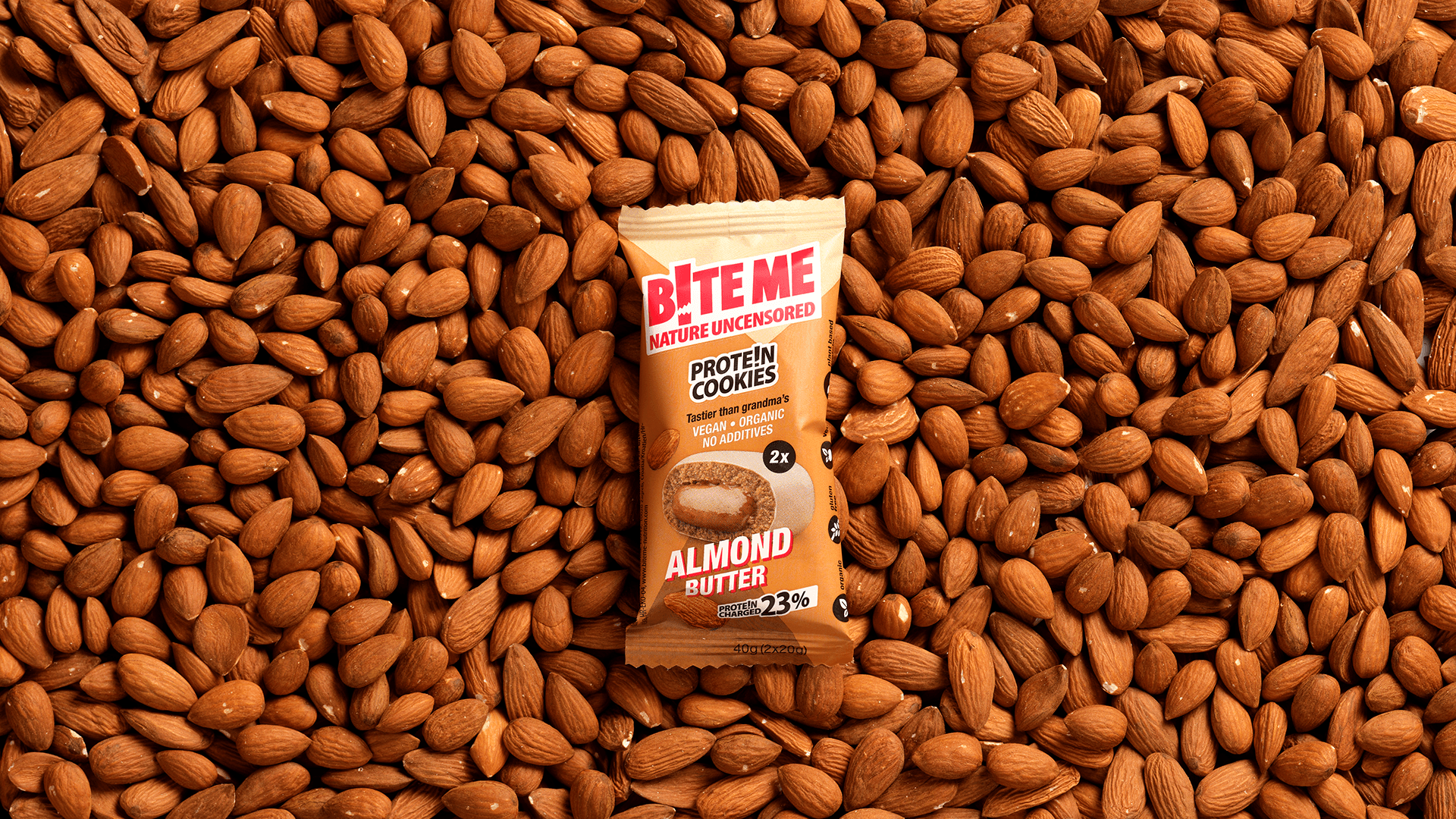 Produktbild BITE ME Bio Protein Cookies Almond Butter 3 von 4