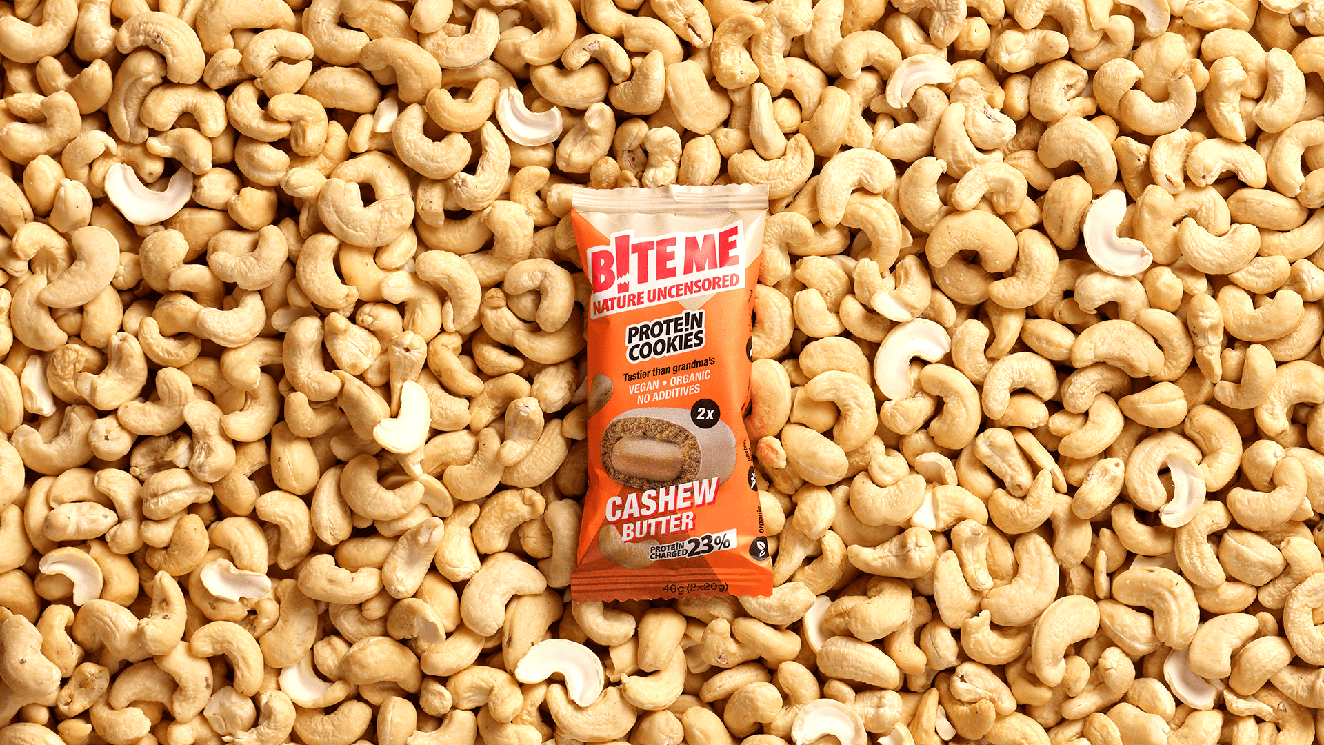 Produktbild BITE ME Bio Protein Cookies Cashew Butter 3 von 4