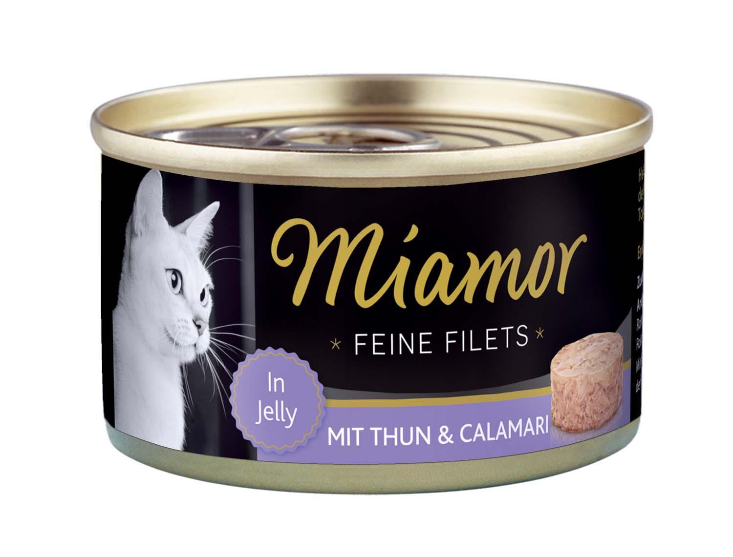 Miamor Katzennassfutter Feine Filets Thunfisch&Calamari