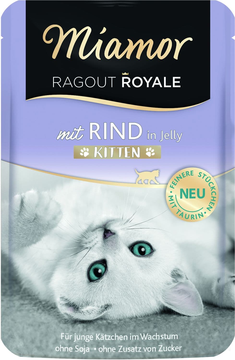 Miamor Katzennassfutter Ragout Royale Kitten - mit Rind