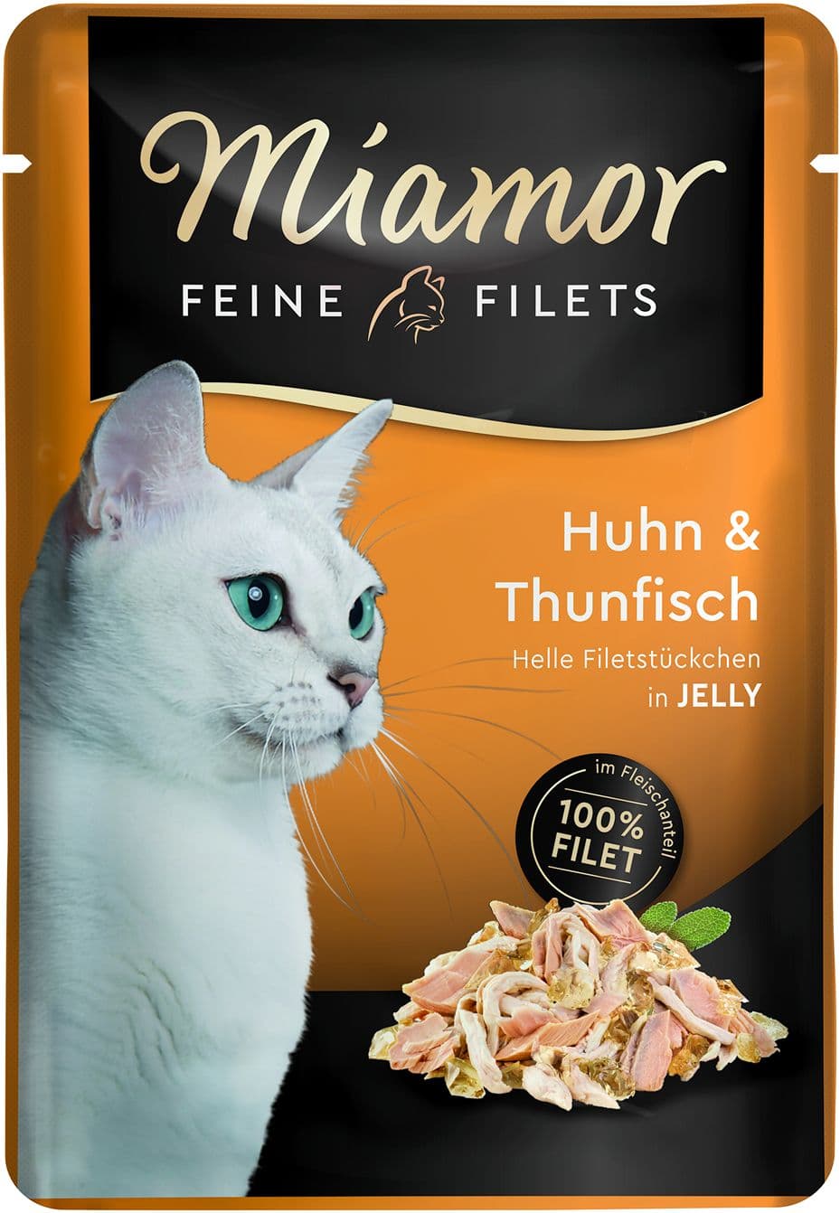 Miamor Katzennassfutter Feine Filets in Jelly Huhn & Thunfisch