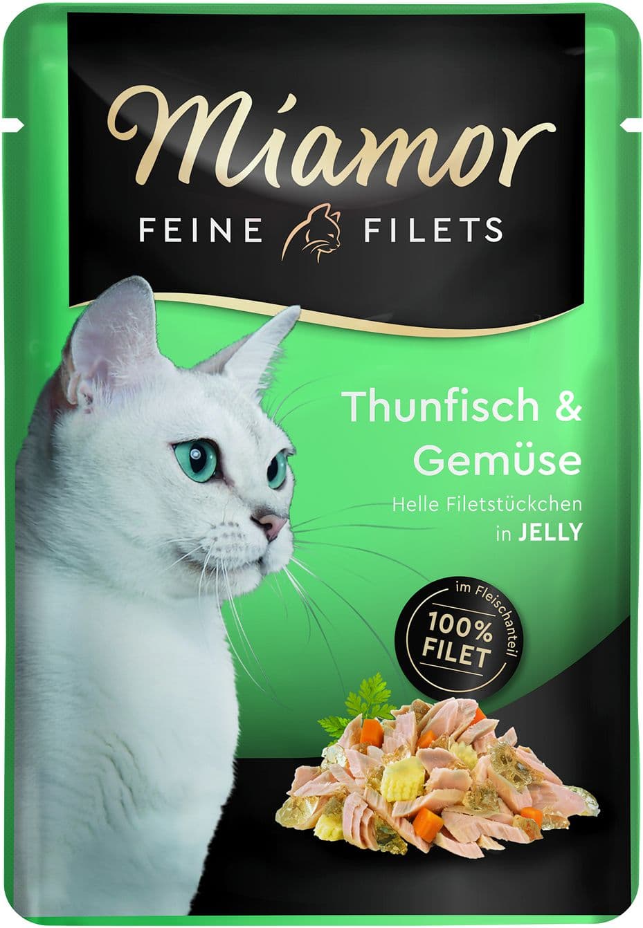 Miamor Katzennassfutter Feine Filets in Jelly Thunfisch & Gemüse