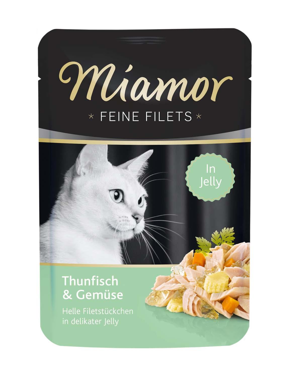 Miamor Katzennassfutter Feine Filets in Jelly Thunfisch&Gemüse