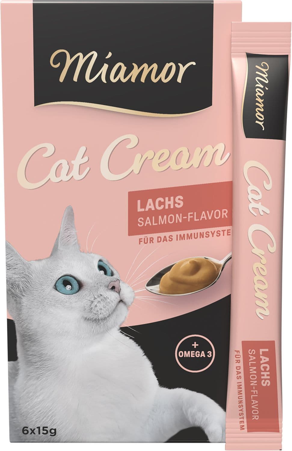 Miamor Katzensnack Lachs-Cream 6x15g