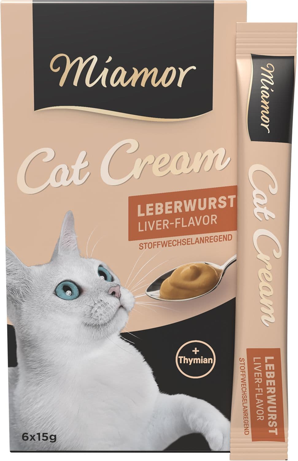 Miamor Katzensnack Leberwurst-Cream 6x15g