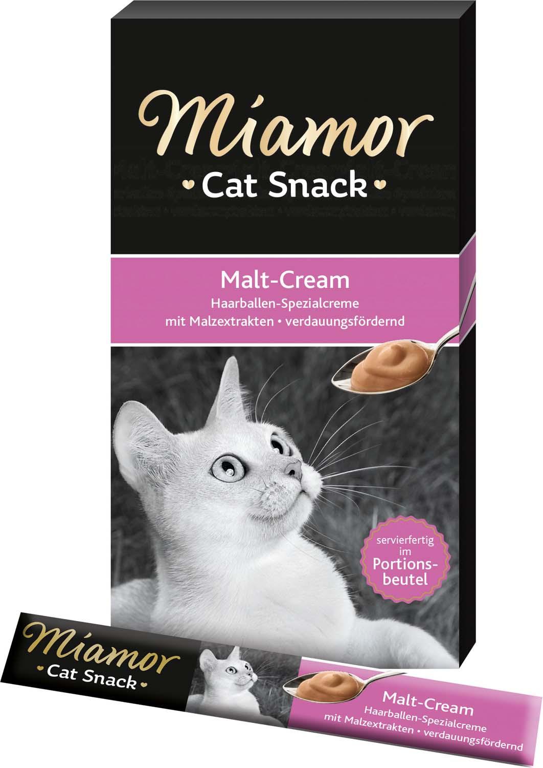 Miamor Katzensnack Malt-Cream 6x15g