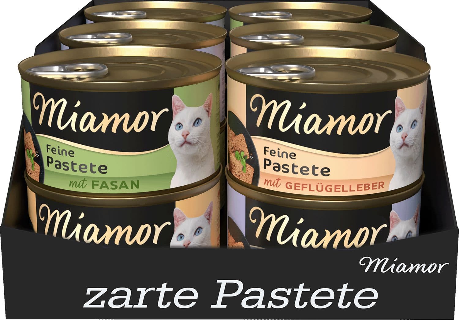 Miamor Katzennassfutter Pastete Multibox Geflügel 12x85g