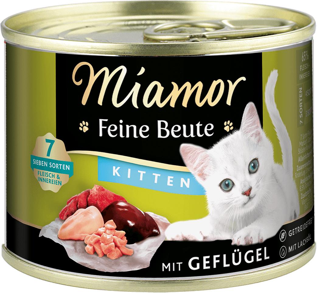 Miamor Katzennassfutter Feine Beute Kitten - Geflügel