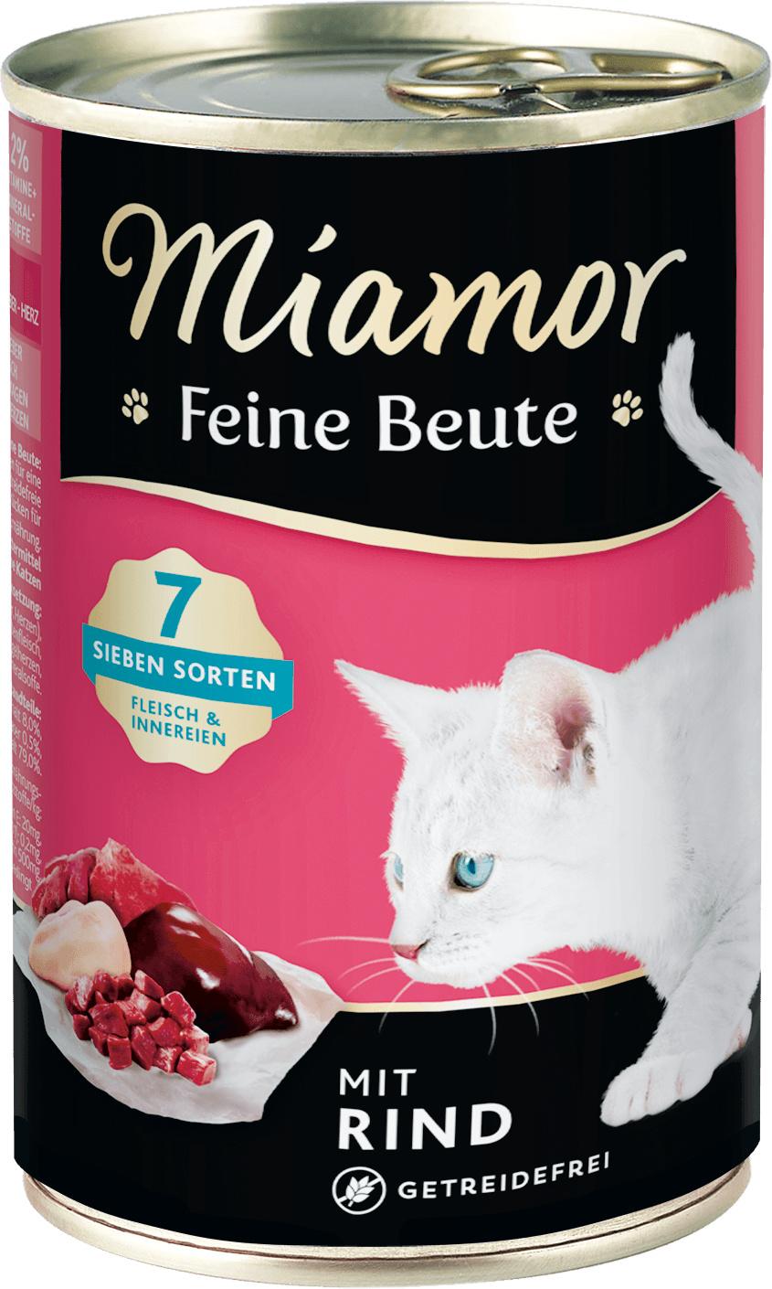 Miamor Katzennassfutter Feine Beute Rind