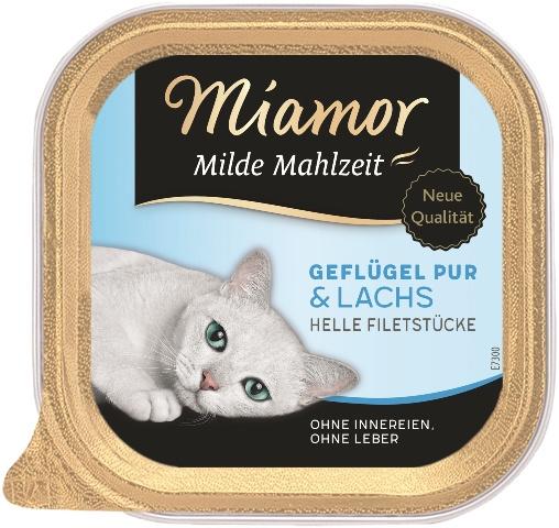 Miamor Milde Mahlzeit Geflügel Pur&Lachs