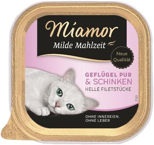 Miamor Milde Mahlzeit Geflügel Pur&Schinken