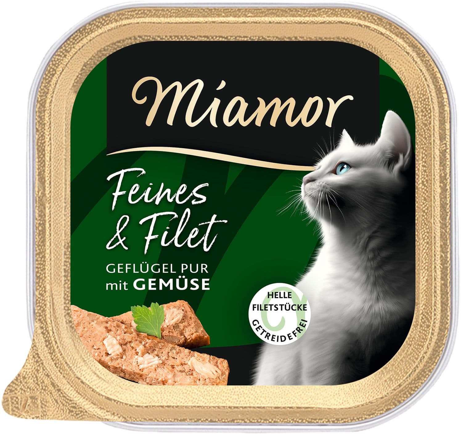 Miamor Katzennassfutter Feines & Filet Geflügel Pur & Gemüse 