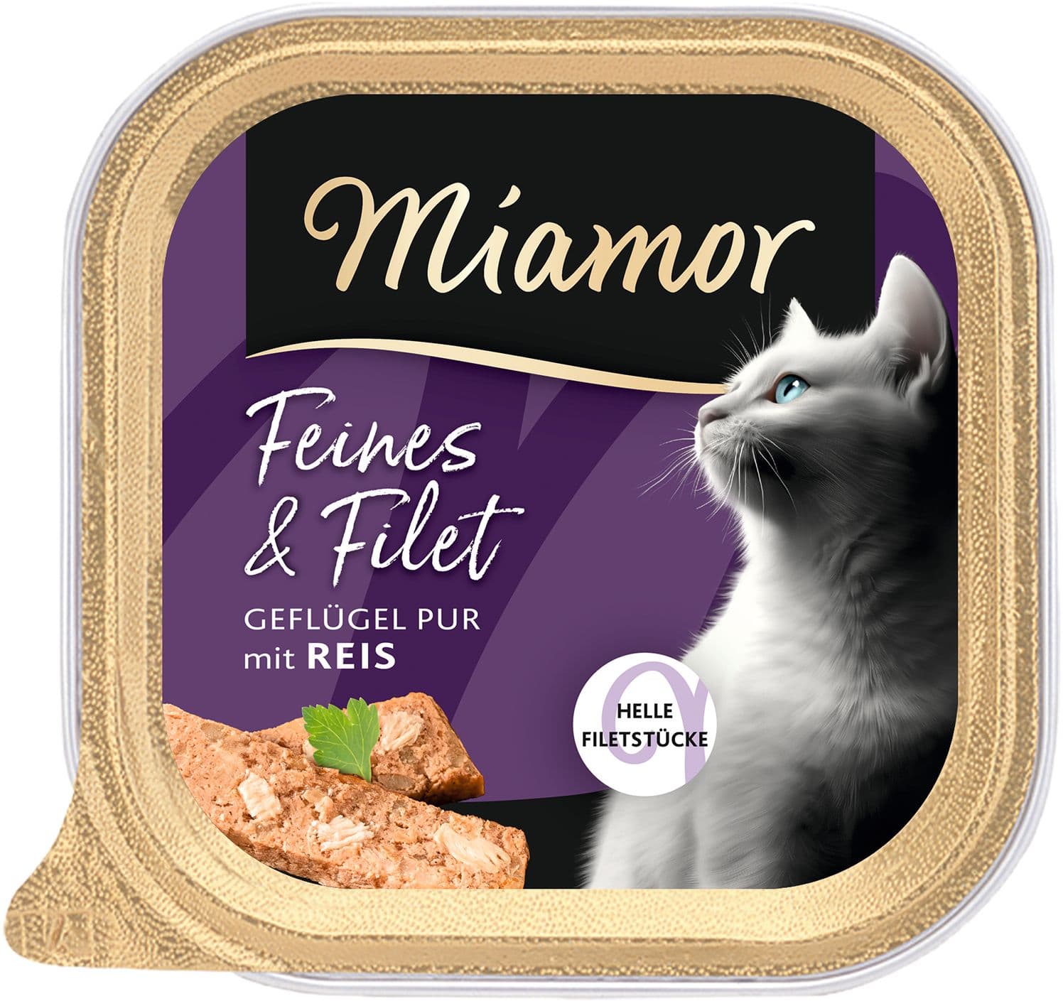 Miamor Katzennassfutter Feines & Filet Geflügel Pur & Reis
