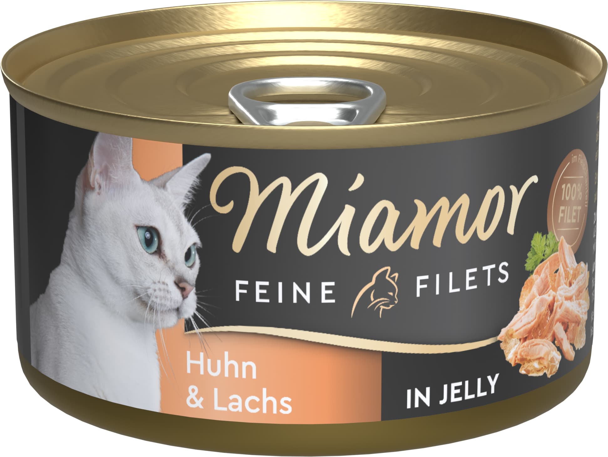 Miamor Katzennassfutter Feine Filets Huhn & Lachs in Jelly