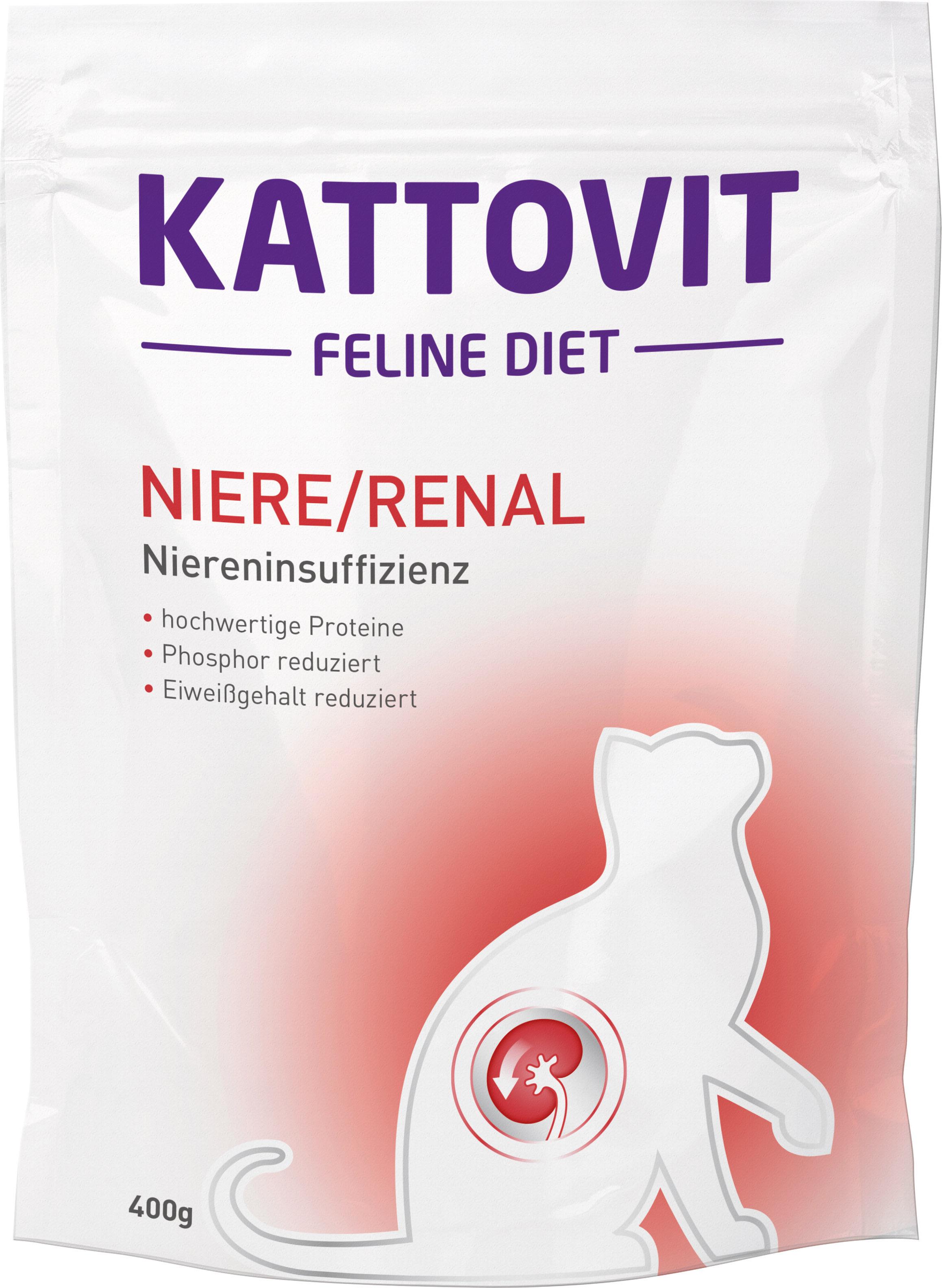 Kattovit Katzentrockenfutter Feline Niere/Renal