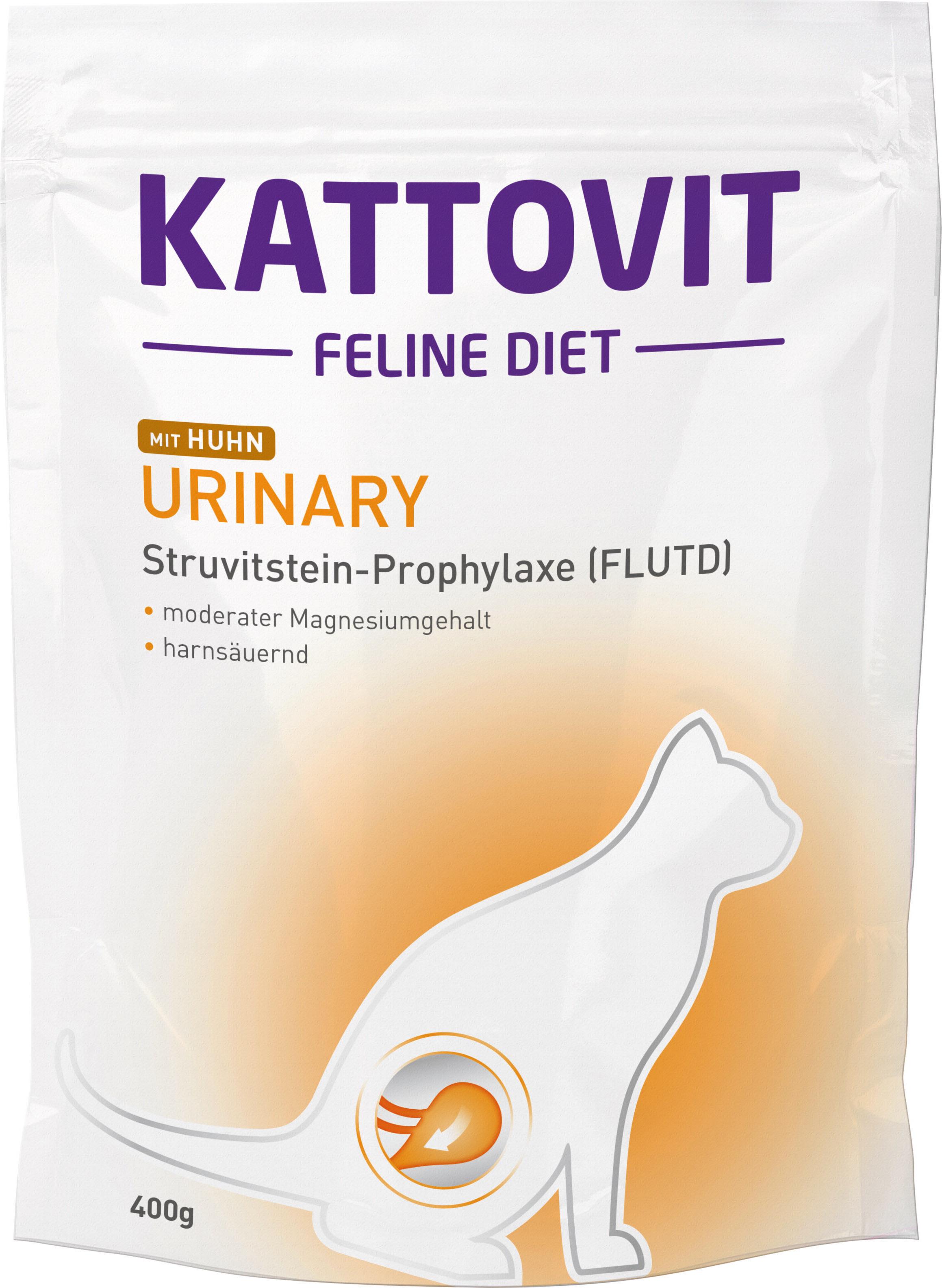Kattovit Katzentrockenfutter Feline Urinary Huhn