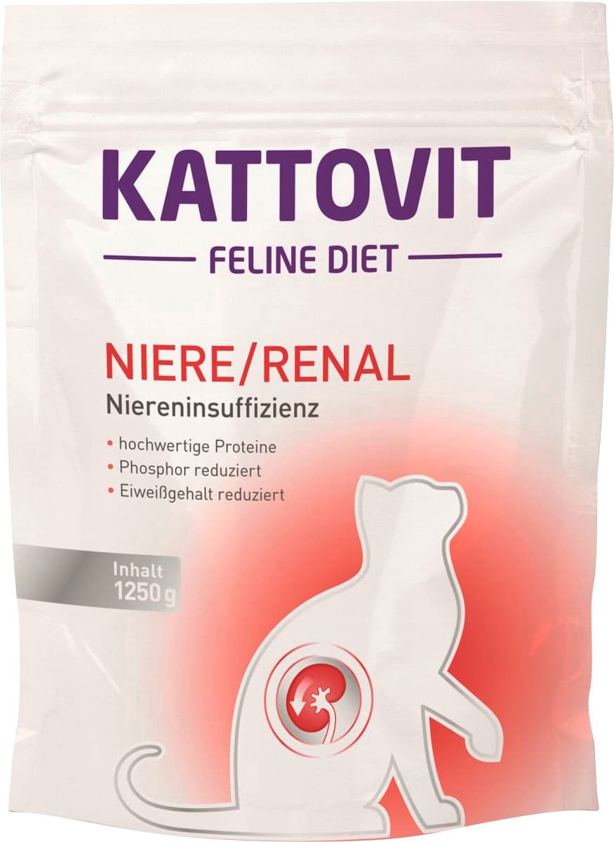 Kattovit Katzentrockenfutter Feline Niere/Renal