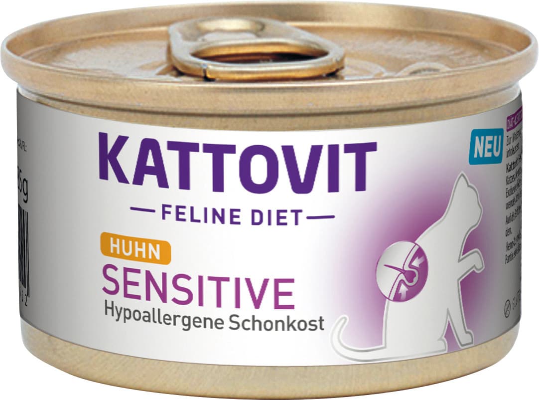 Kattovit Katzennassfutter Feline Diet Sensitive mit Huhn