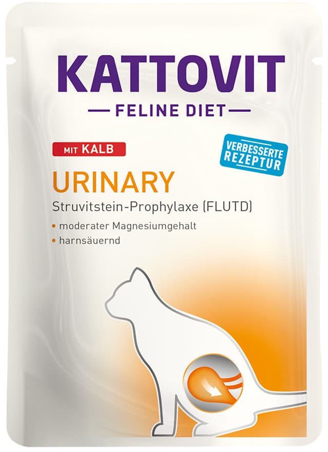 Kattovit Katzennassfutter Feline Diet Urinary mit Kalb