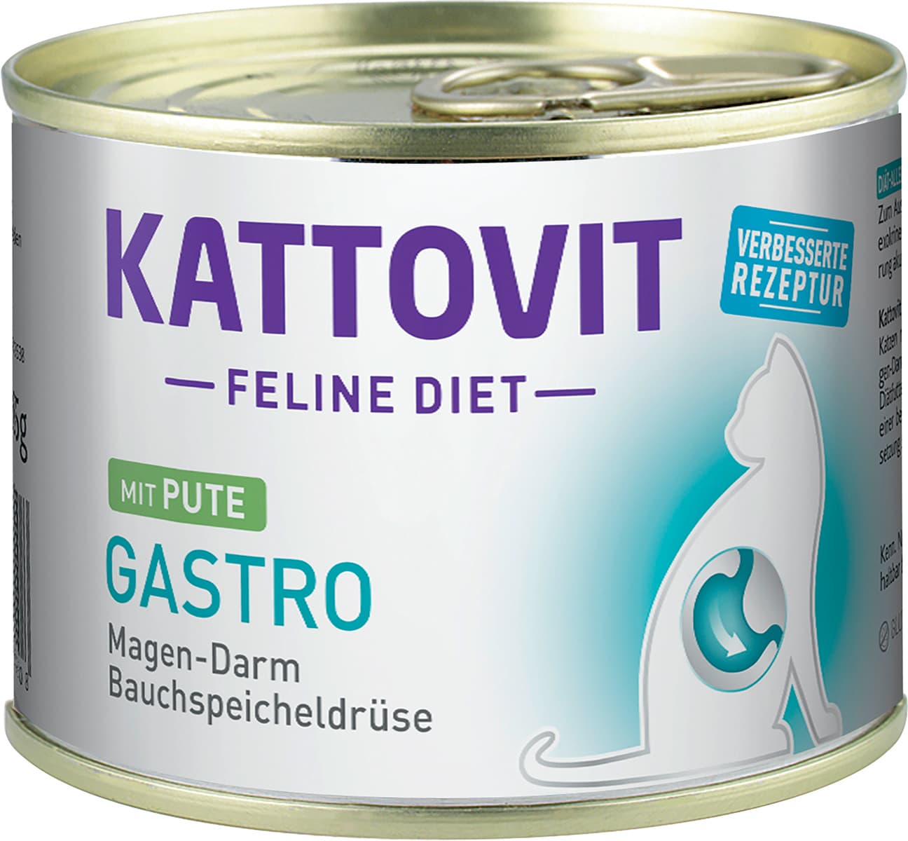 Kattovit Katzennassfutter Feline Diet Gastro mit Pute