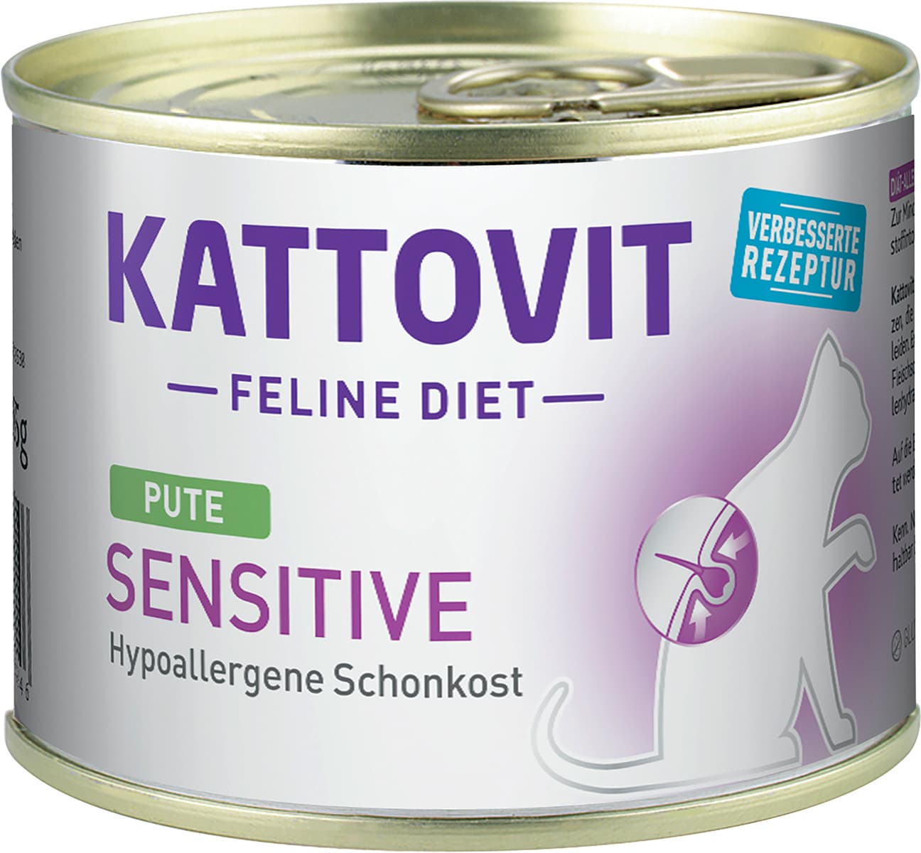 Kattovit Katzennassfutter Feline Diet Sensitive mit Pute