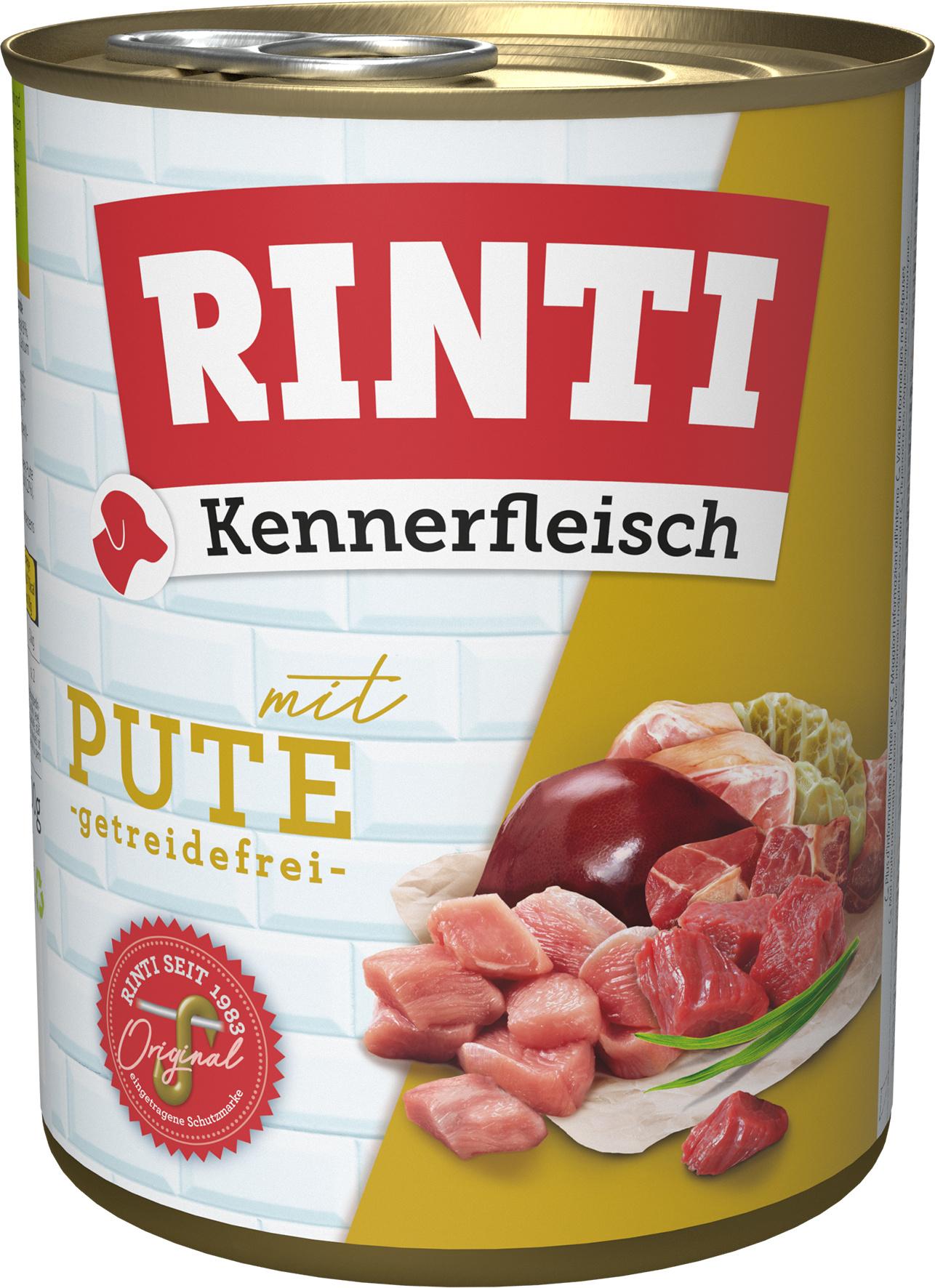 RINTI Hundenassfutter Kennerfleisch Pute