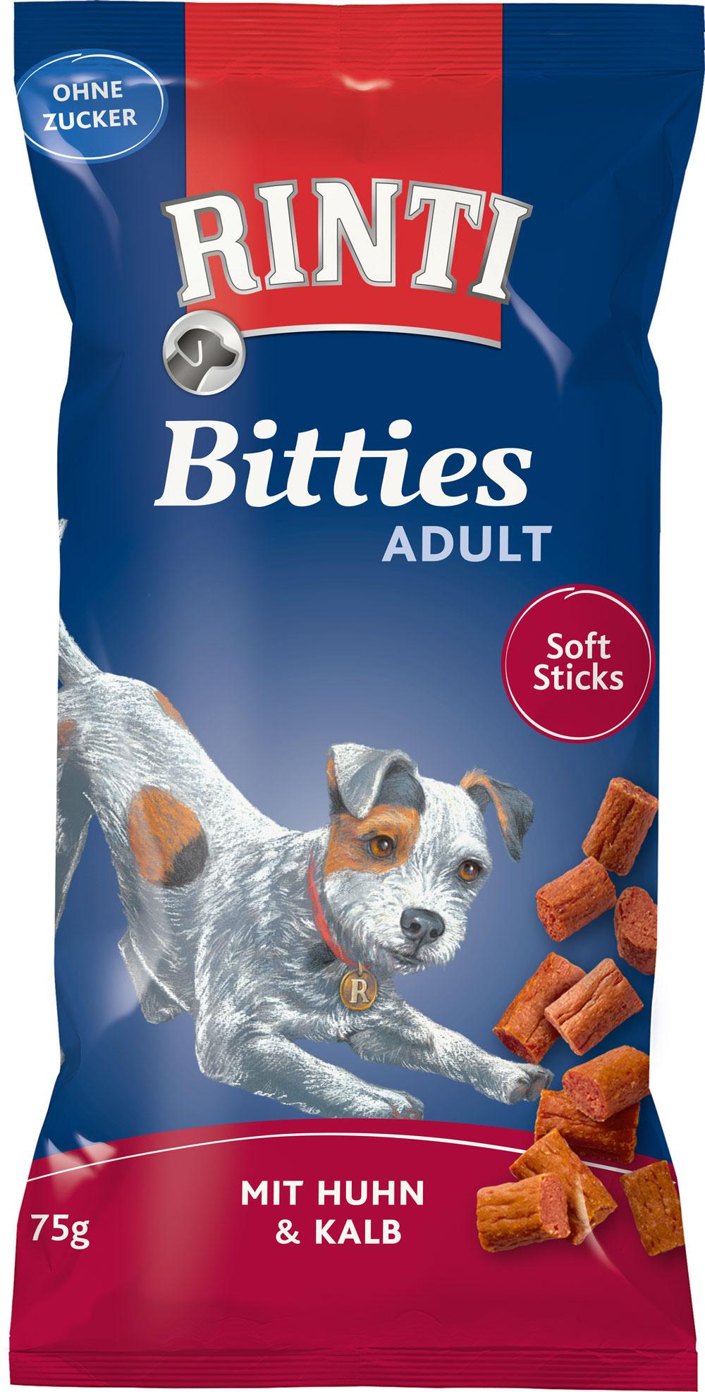 RINTI Hundesnack BITTIES Adult Huhn+Kalb