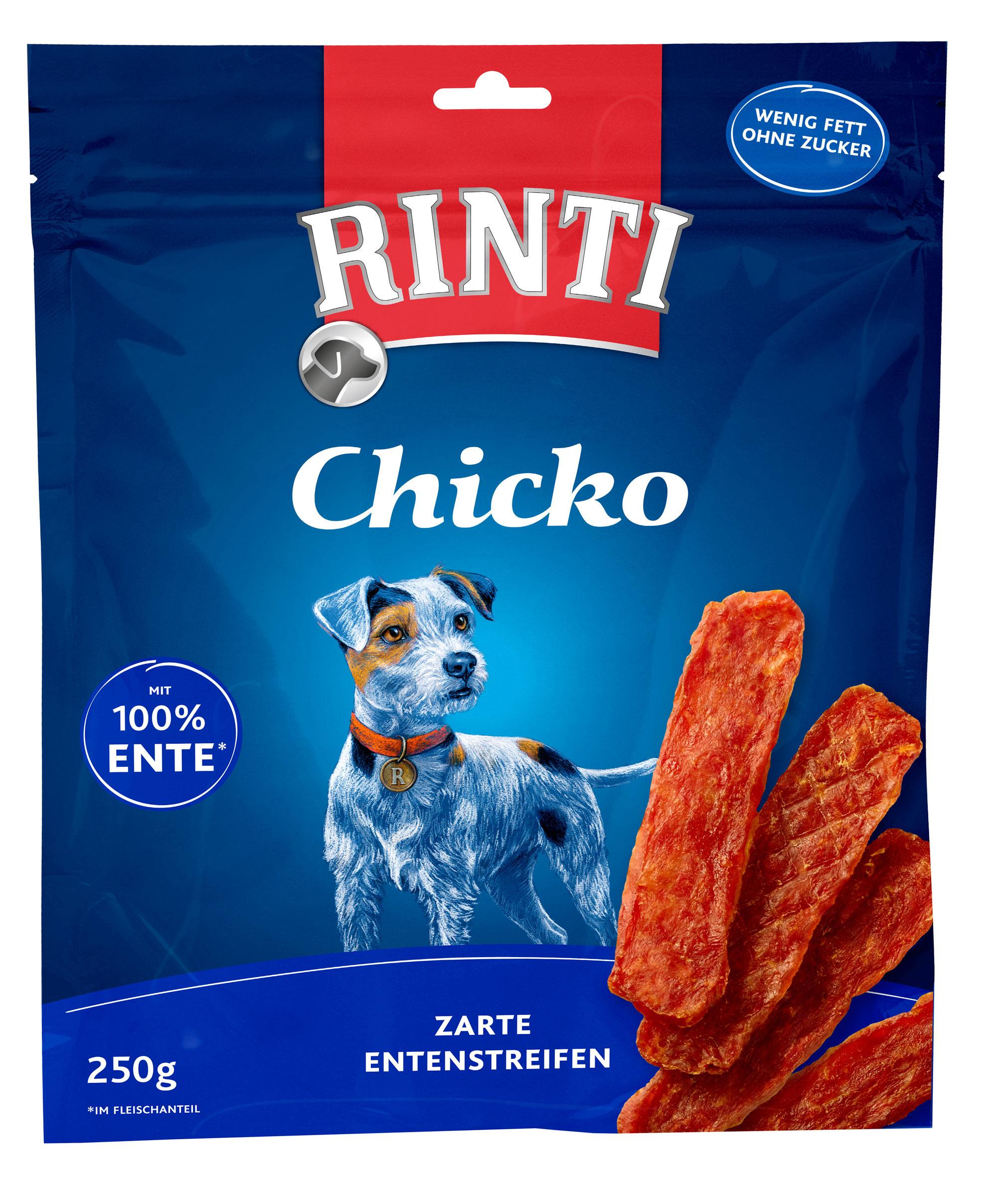RINTI Hundesnack Chicko Ente Vorratspack