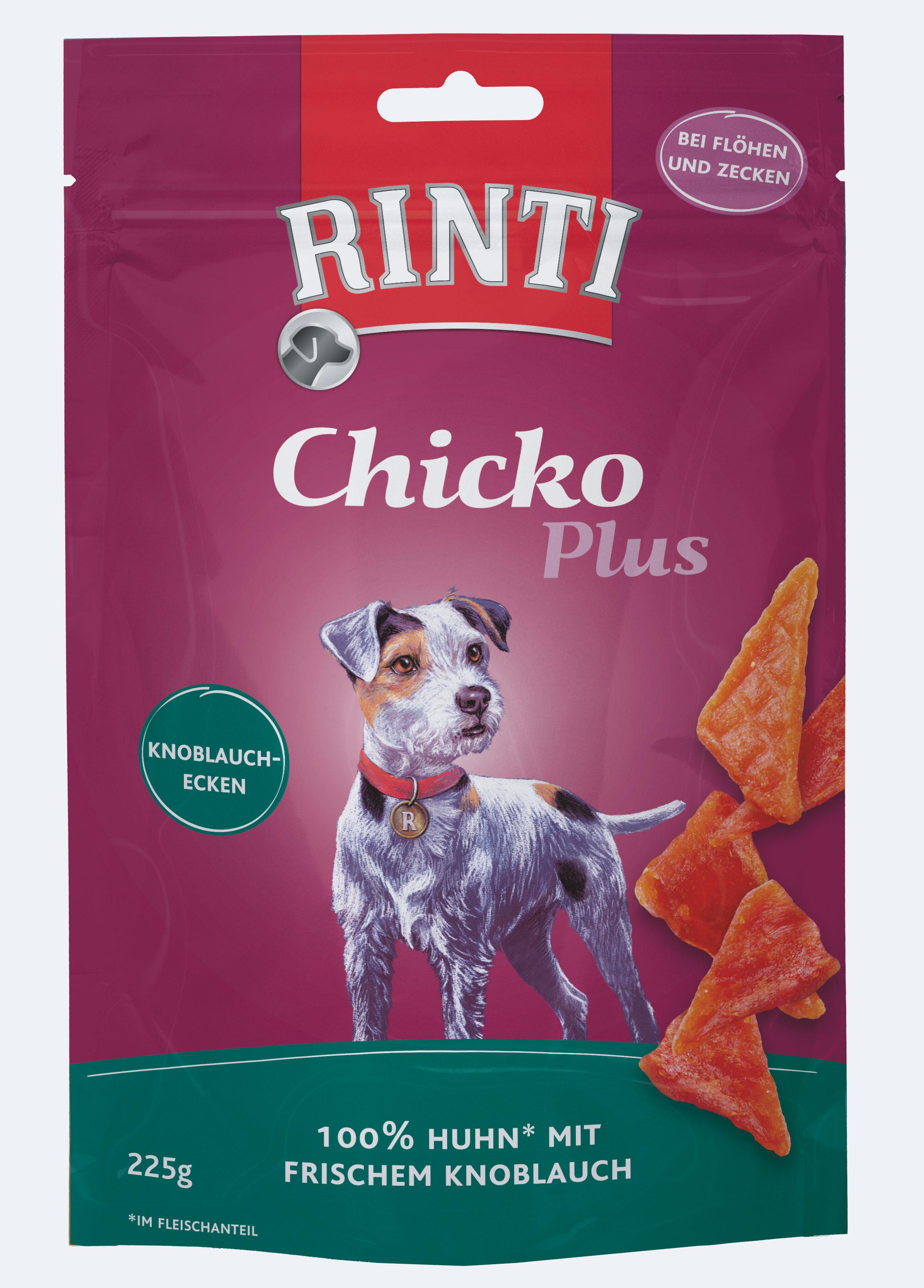 RINTI Hundesnack Chicko Plus Knoblauchecken