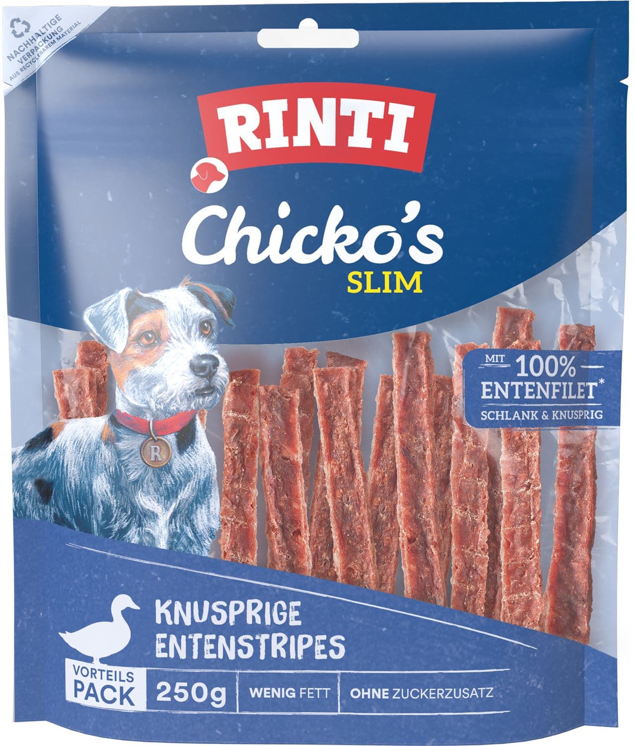 RINTI Hundesnack Chicko's Slim Ente