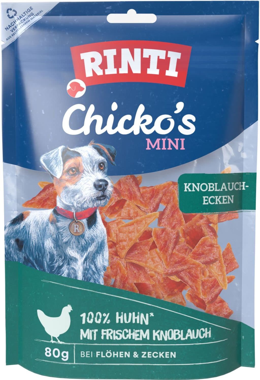 RINTI Hundesnack Chicko's Mini Knoblauchecken
