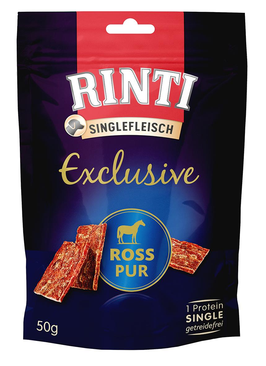 RINTI Hundesnack Singlefleisch Exclusive Snack Ross pur