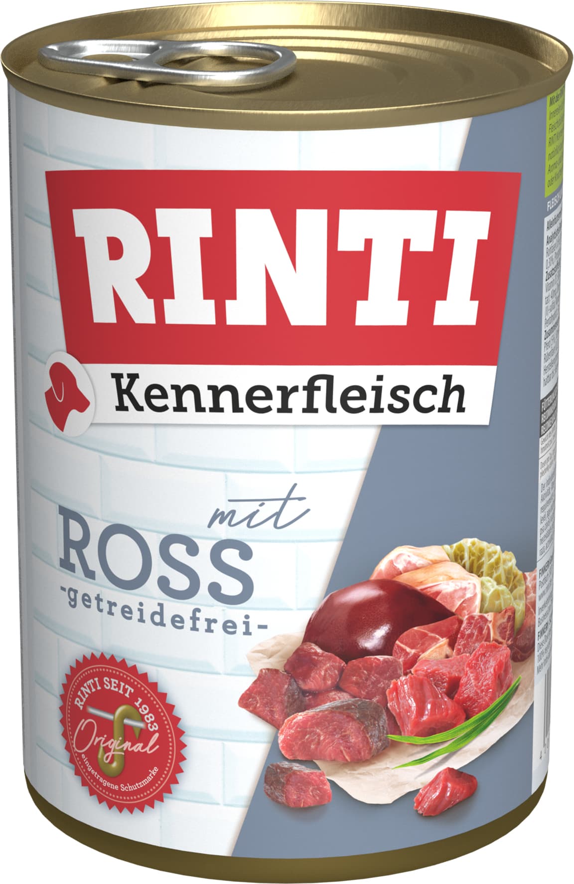 RINTI Hundenassfutter Kennerfleisch Ross