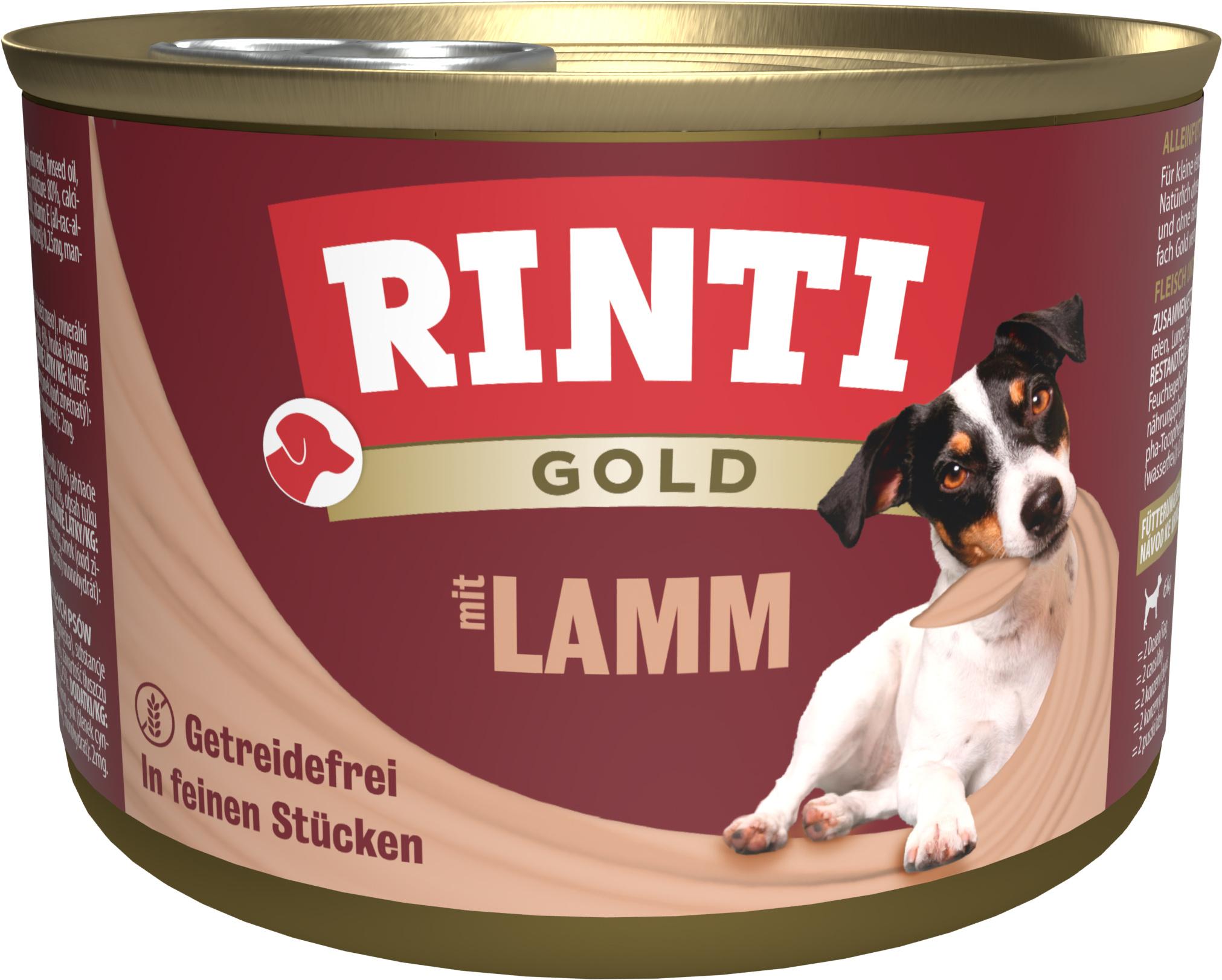 RINTI Hundenassfutter Gold Lamm