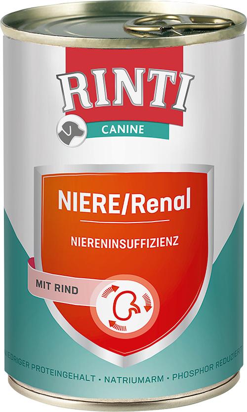RINTI Hundenassfutter Canine  Niere / Renal Rind