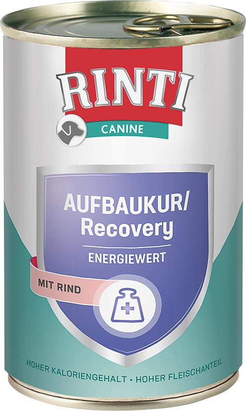 RINTI Hundenassfutter Canine Aufbaukur/Recovery Rind
