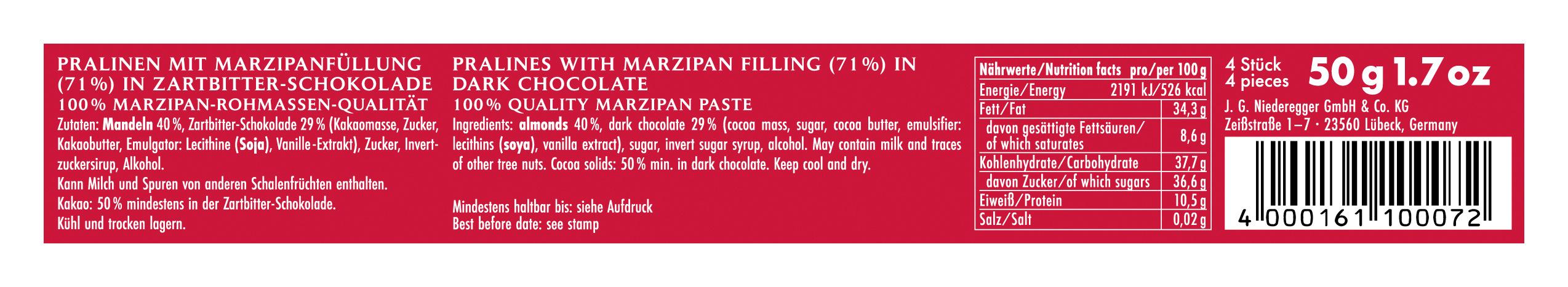 Produktbild Marzipan Klassiker® Riegel im Verkaufskarton 3 von 4