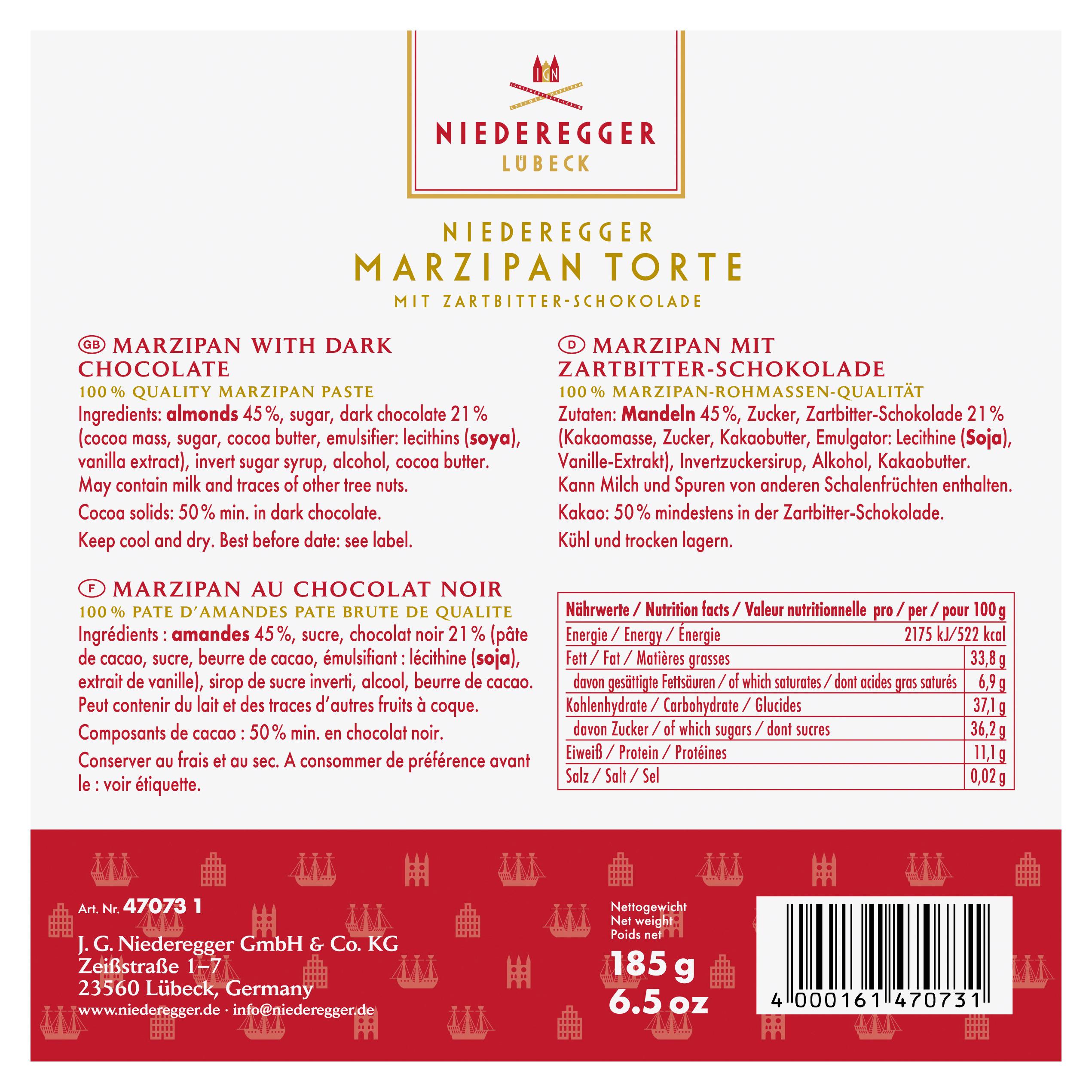 Produktbild Niederegger Marzipan Torte 2 von 2
