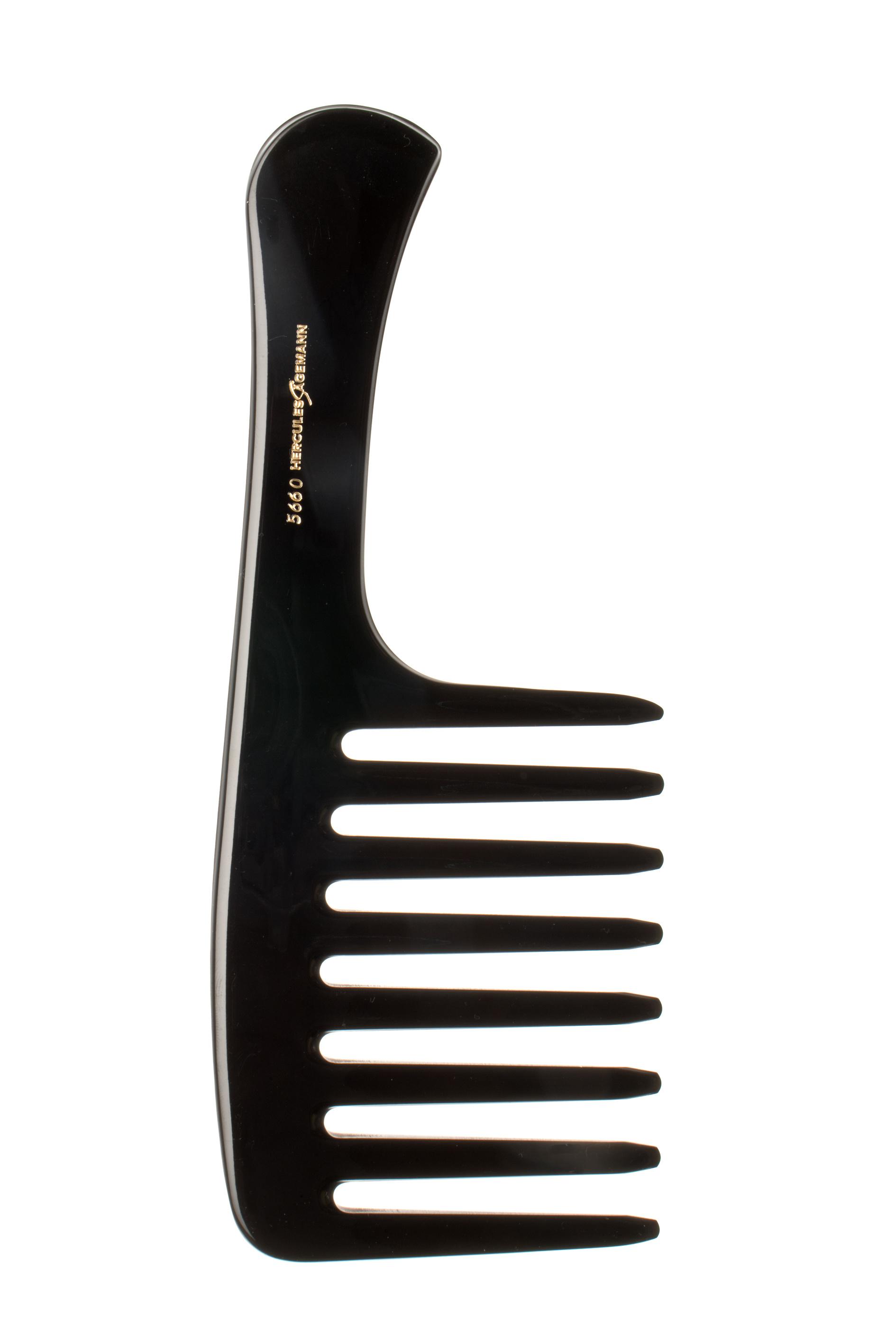 Produktbild HERCULES Sägemann Afro Griffkamm Magic Star Naturkautschuk 6 von 6