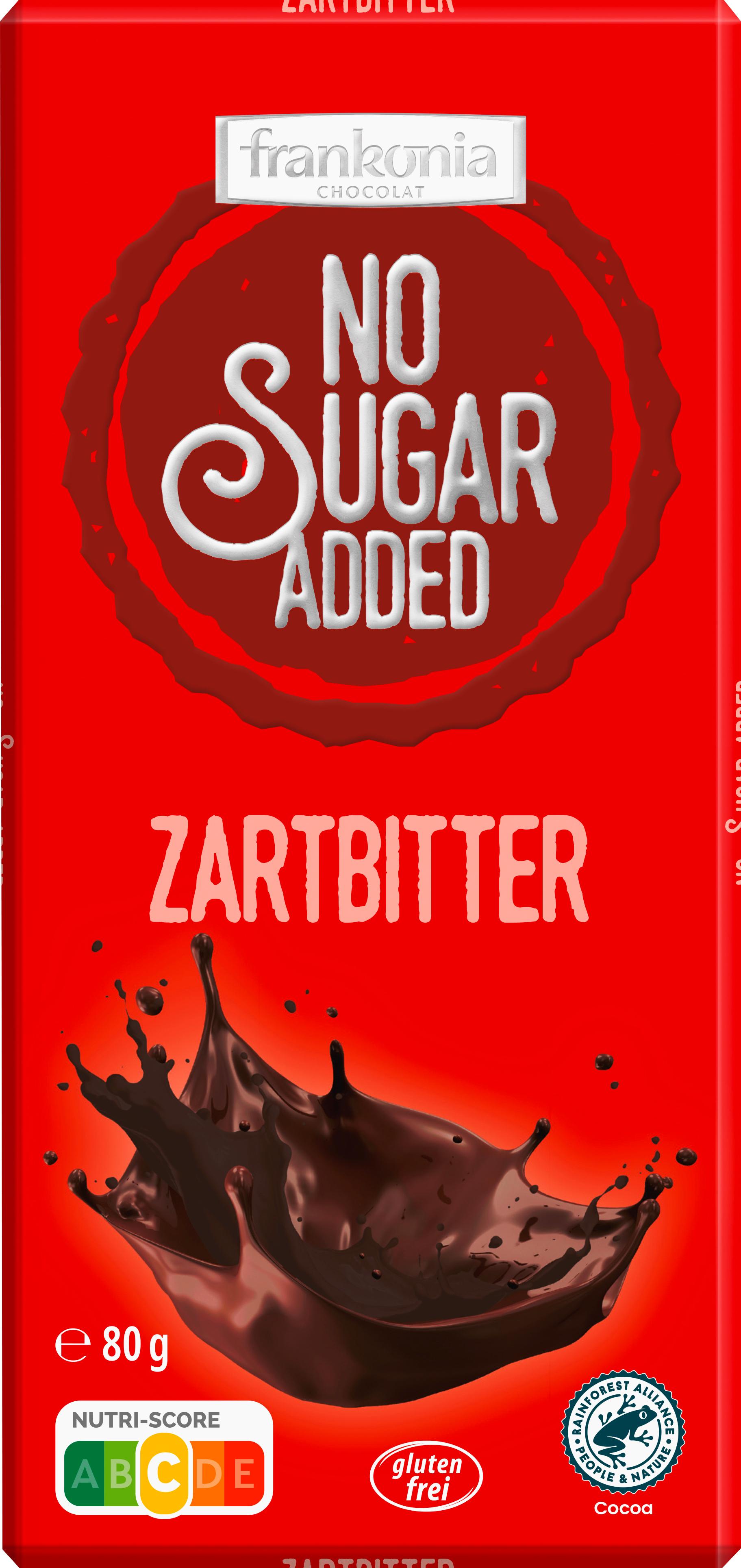 Frankonia No Sugar Added Zartbitterschokolade