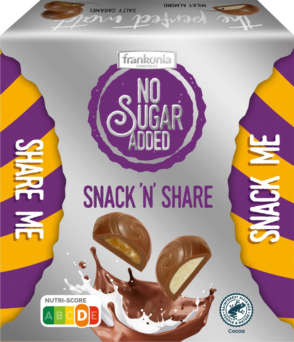 Frankonia No Sugar Added Snack'n'Share Pralinenpackung 120g