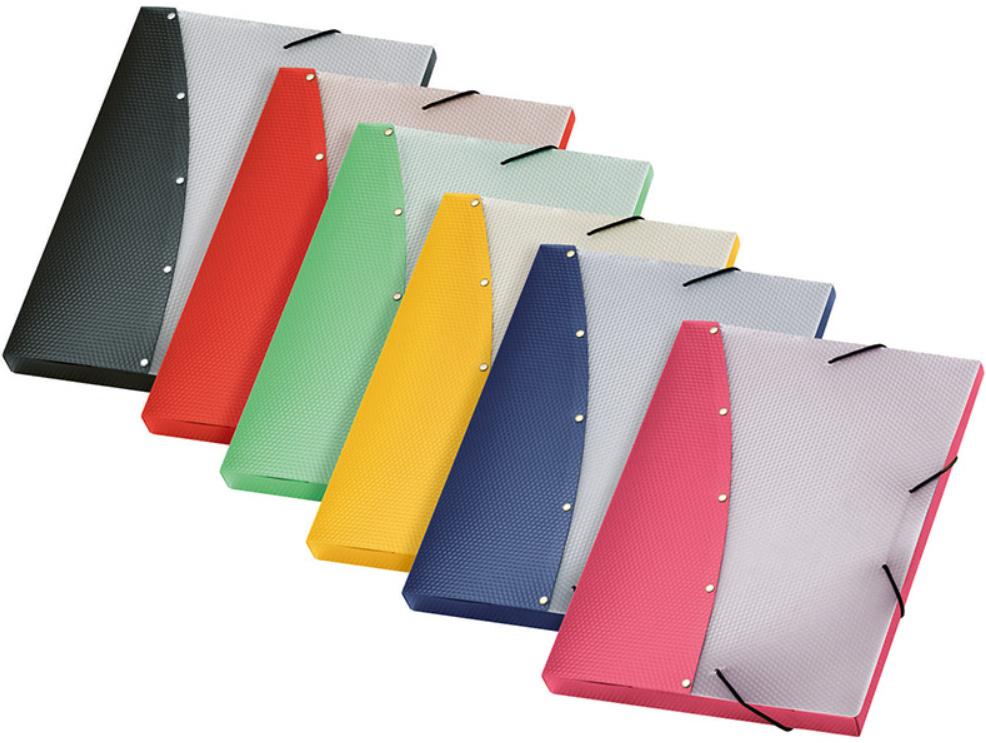 VELOFLEX Heft- und Sammelbox A4 Diamond sortiert