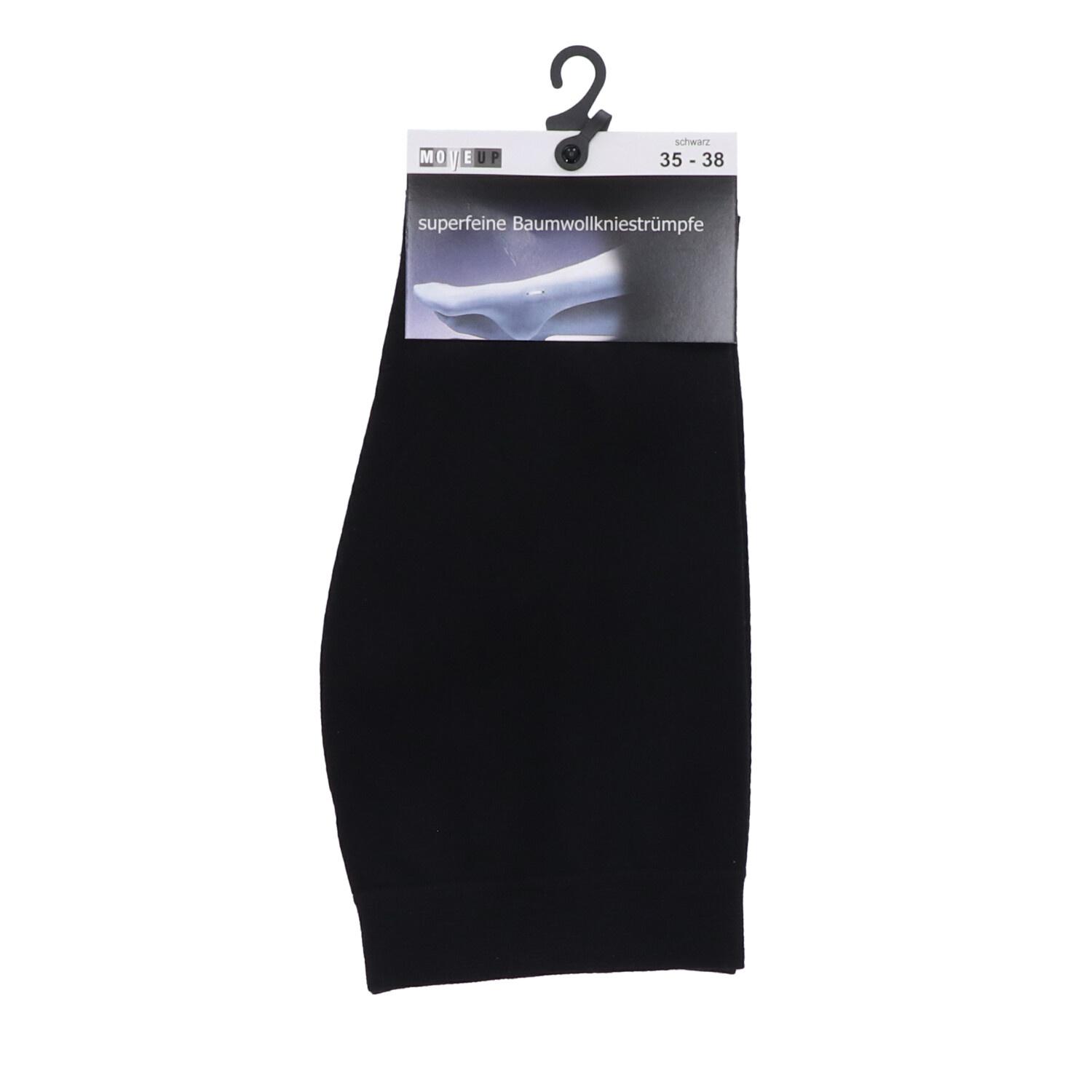 Produktbild MOVE UP Damen Kniestrümpfe Baumwolle Superfein 2 von 4