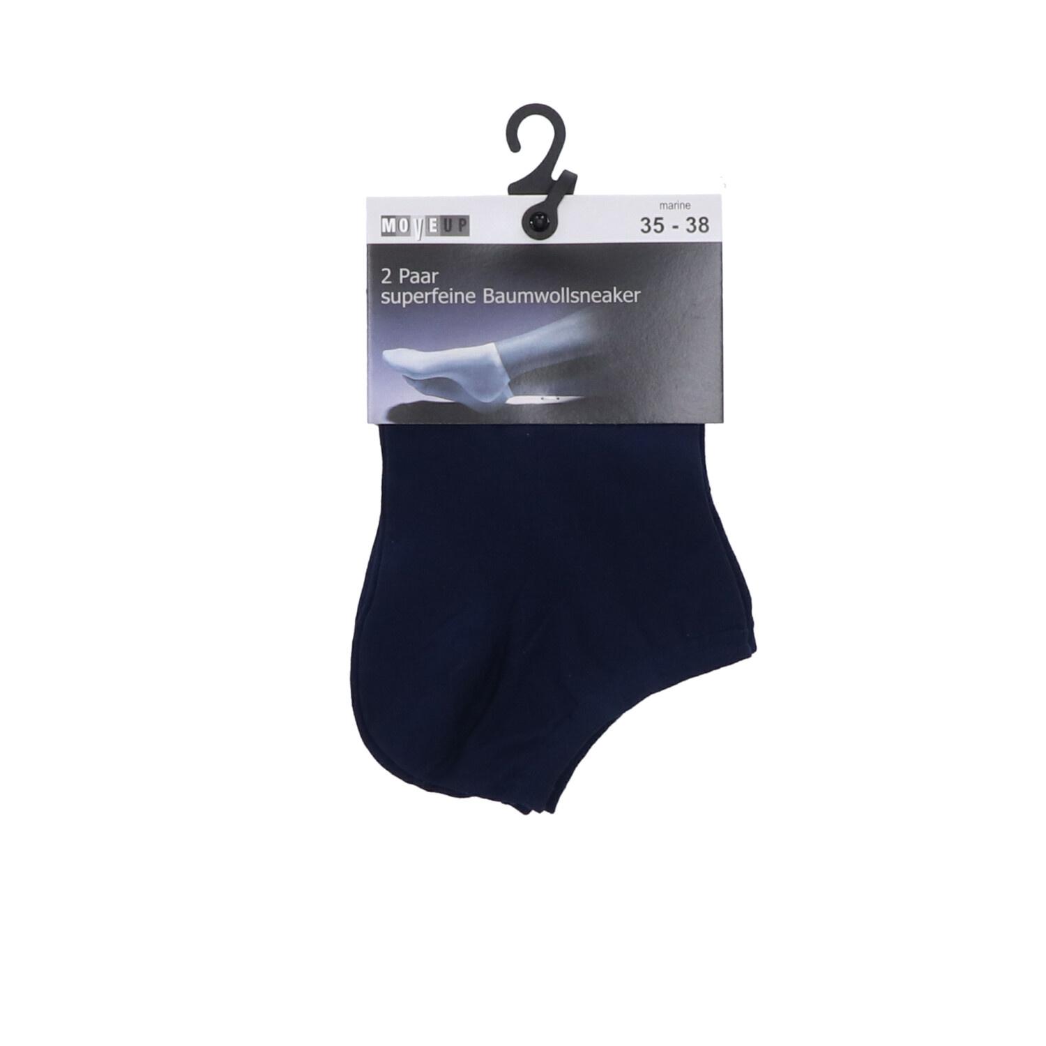 Produktbild MOVE UP Damen Sneaker Socken Baumwolle Superfein 2 von 2